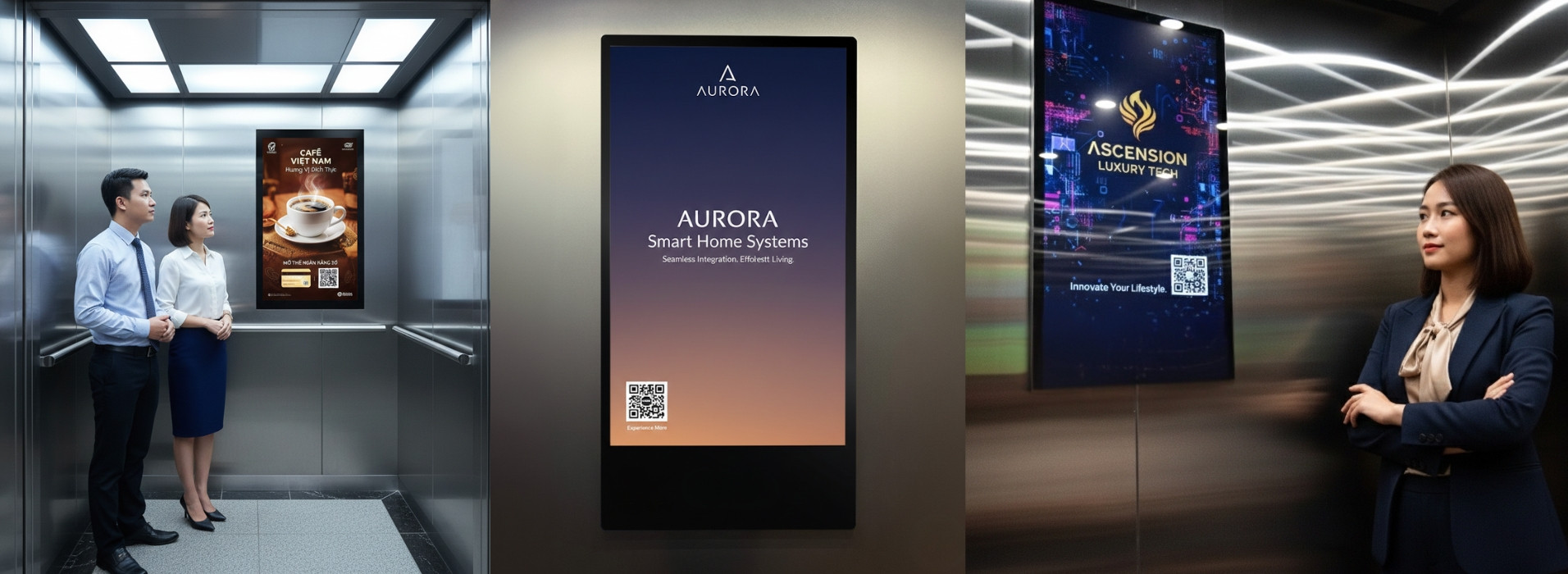 Quảng cáo thang máy